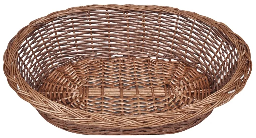 Cesto para cão/cama para animais de estimação salgueiro natural 69 cm