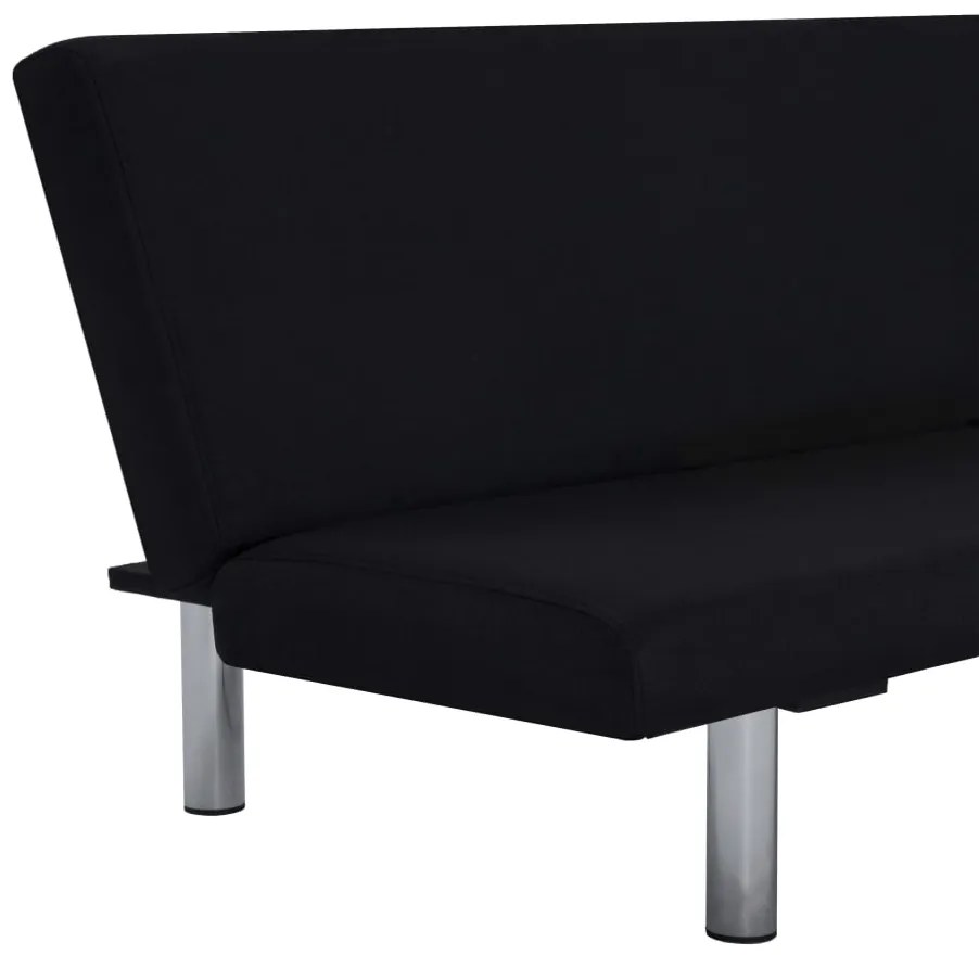 Sofá-Cama Kevin em Tecido - Preto - Design Moderno