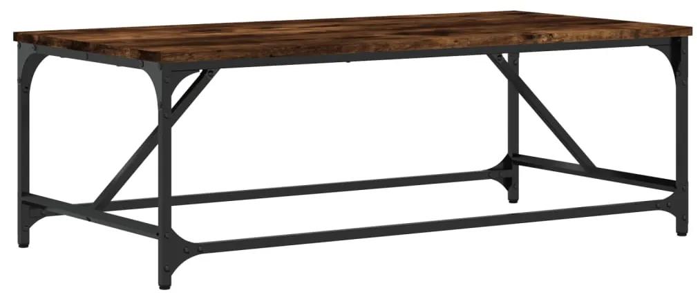 Mesa de centro 100x50x35 cm derivados madeira carvalho fumado