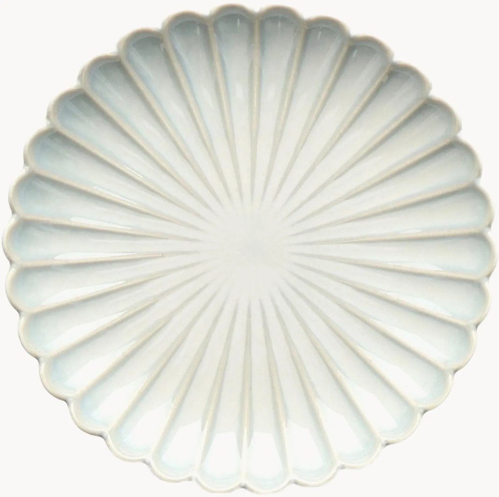 Pratos de sobremesa em porcelana Lotus, conjunto de 4