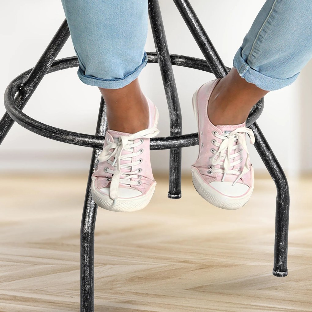 Banco de bar Hanam em Prata antiga