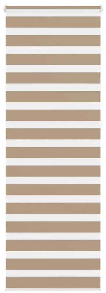 vidaXL Cortina de zebra 90x230 cm largura do tecido 85,9 cm poliéster