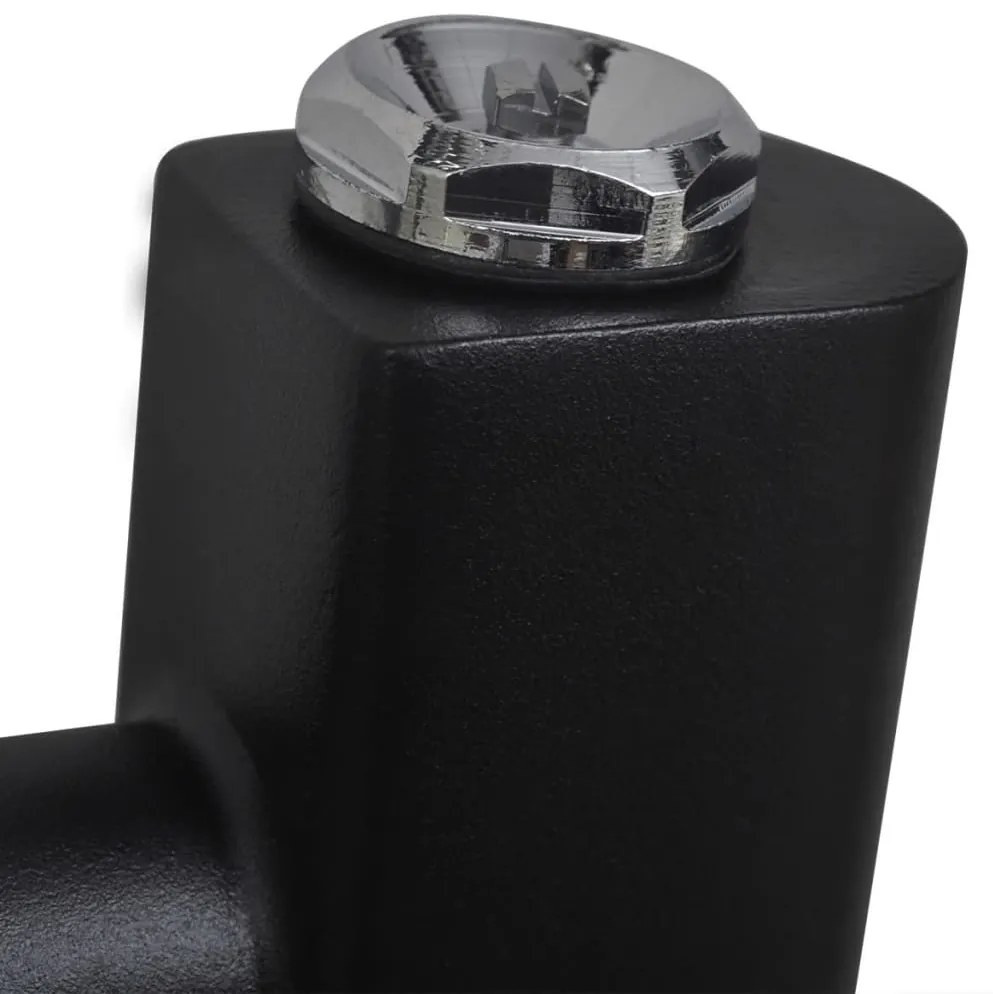Aquecedor toalhas casa de banho liso 500 x 764 mm preto
