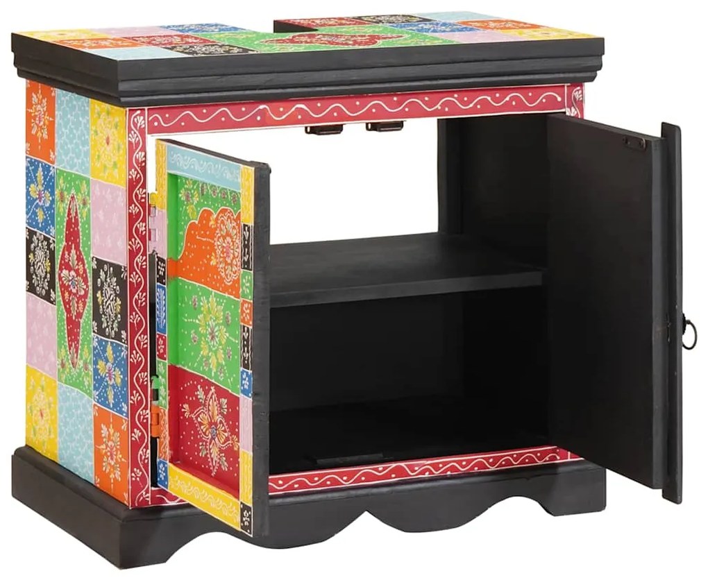 vidaXL Armário de lava-louça com porta Castanho 60 x 35 x 55 cm