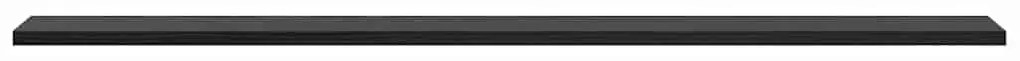Prancha de Estante para Livros 4 pcs Preto 100 x 40 x 1.5cm