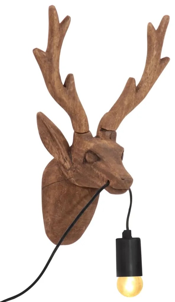 vidaXL Candeeiro de parede formato de animal 25 W 28x20x40 cm E27