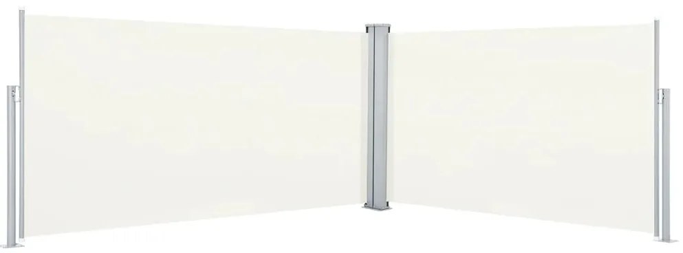 Toldo lateral retrátil 160x600 cm cor creme