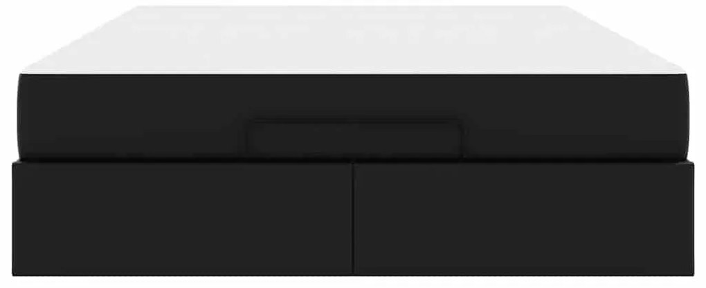 Estrutura de cama com colchão Outros Preto 160 x 200 cm