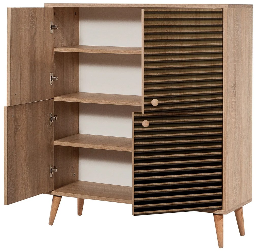 Armário Multiuso Multilux – Carvalho Sonoma – 95x111x36 cm