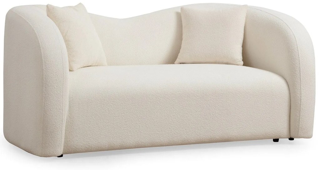 Sofá de 2 Lugares Asos – Creme – 170 cm x 76 cm x 75 cm