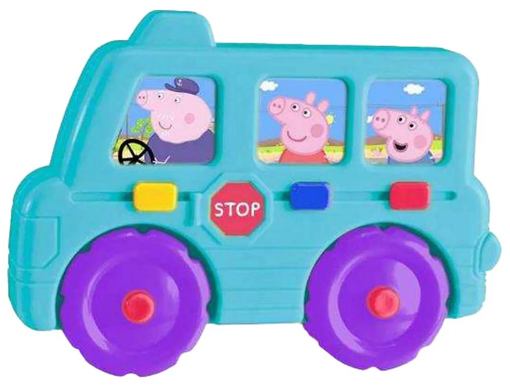 Brinquedo Educativo Peppa Pig Autocarro