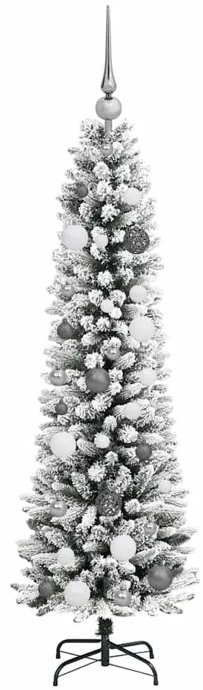 Árvore de Natal Slim Branco 150 cm PVC