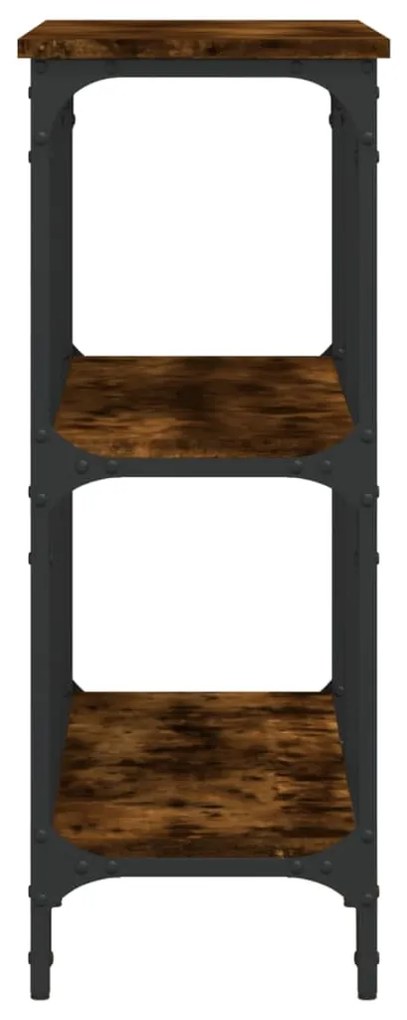 Mesa consola 100x29x75 cm derivados de madeira carvalho fumado