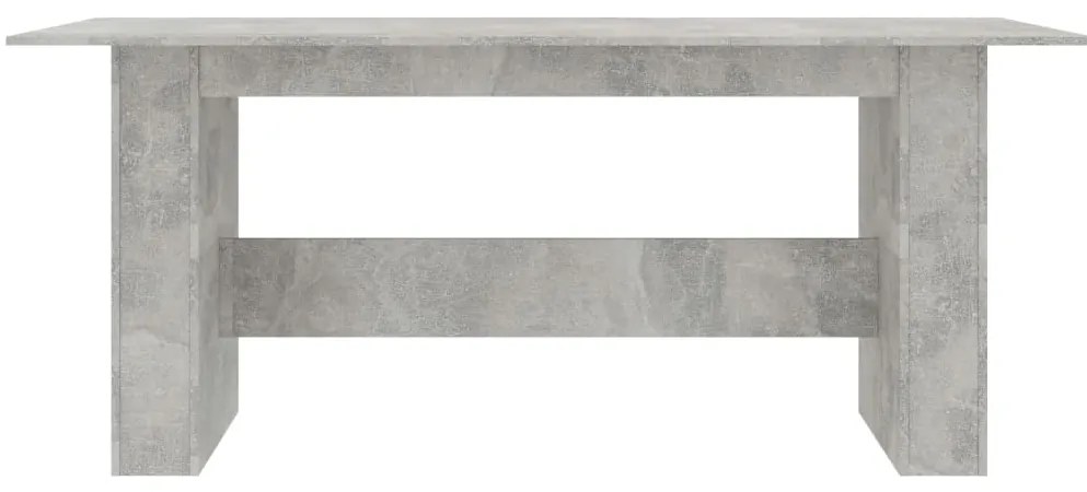 Mesa de jantar derivados de madeira cinzento cimento