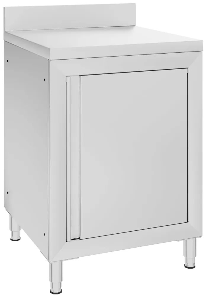 Armários de cozinha comerciais 2 pcs aço inoxidável