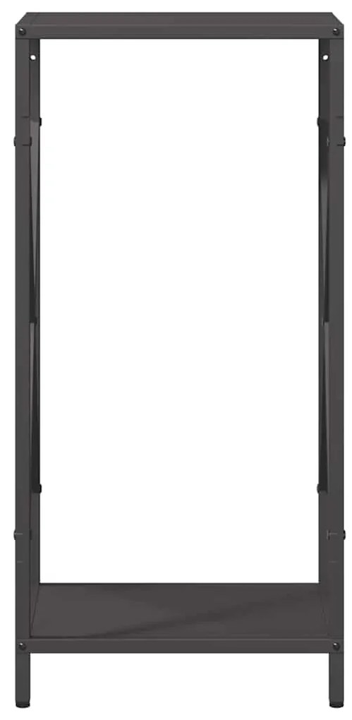 Suporte para lenha 34x25x70 cm aço laminado a frio preto