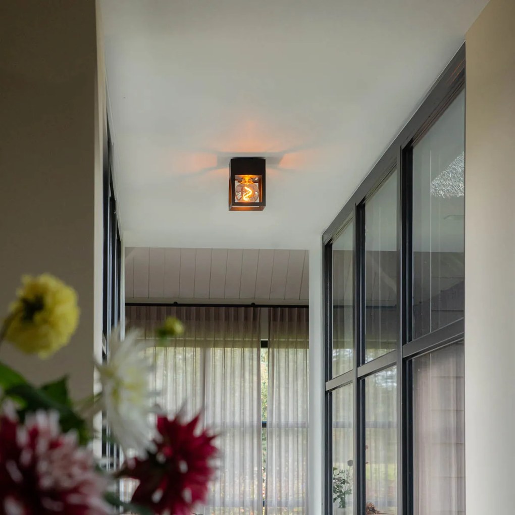 Candeeiro de teto moderno preto - Cela