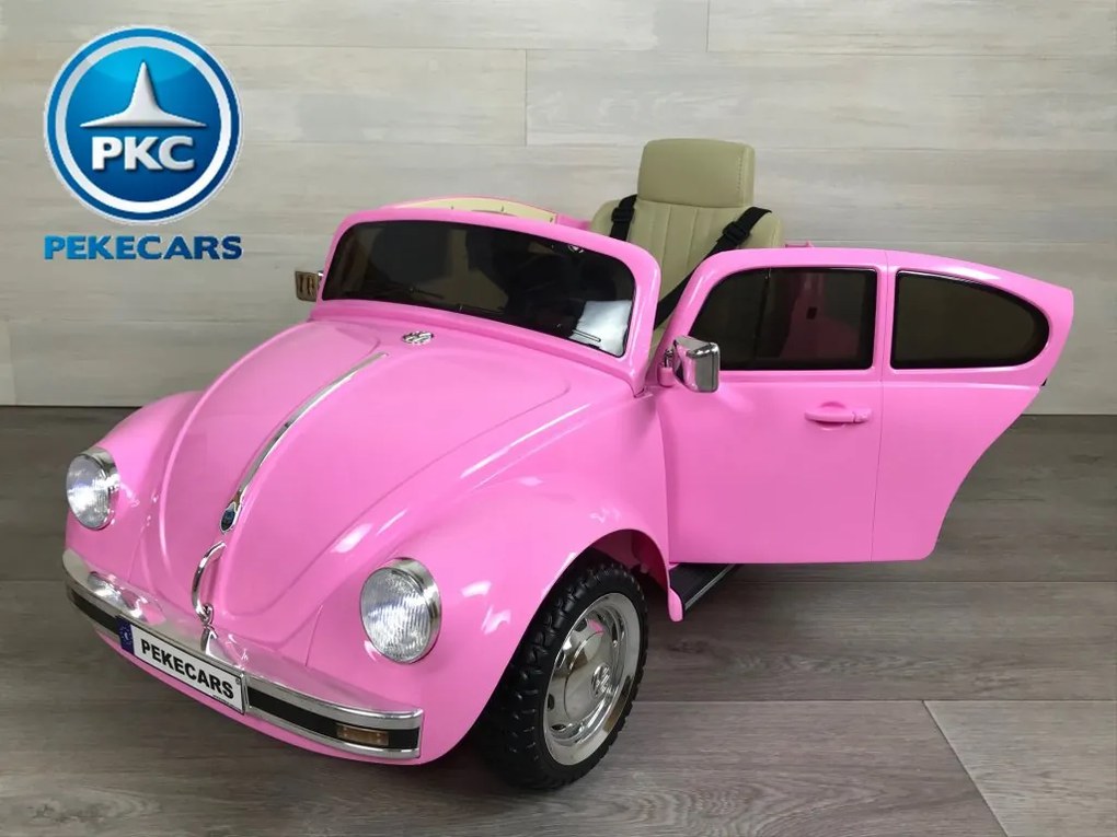 Vw Carocha Clássico Rosa 12V 2.4G