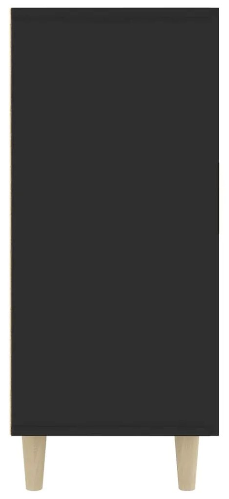 Aparador 90x34x80 cm derivados de madeira preto