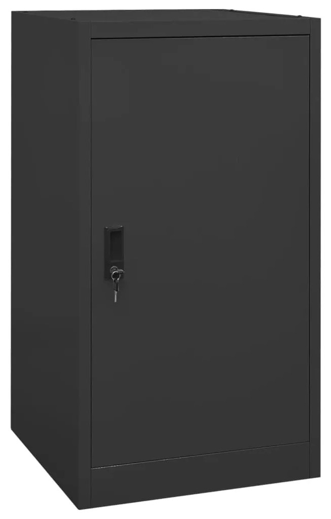 339606 vidaXL Armário para selas 53x53x105 cm aço antracite