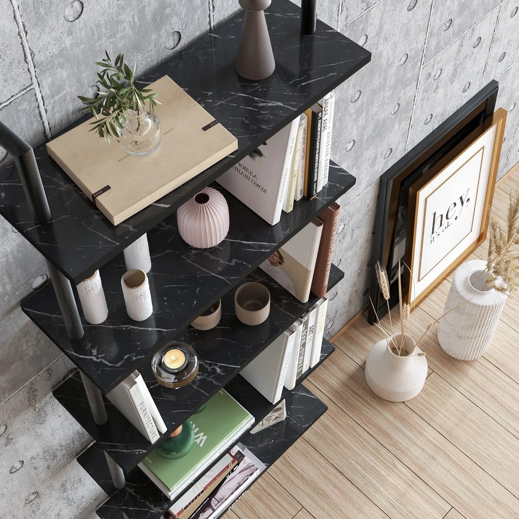 Estante Paula – Preto – 60x174x22 cm
