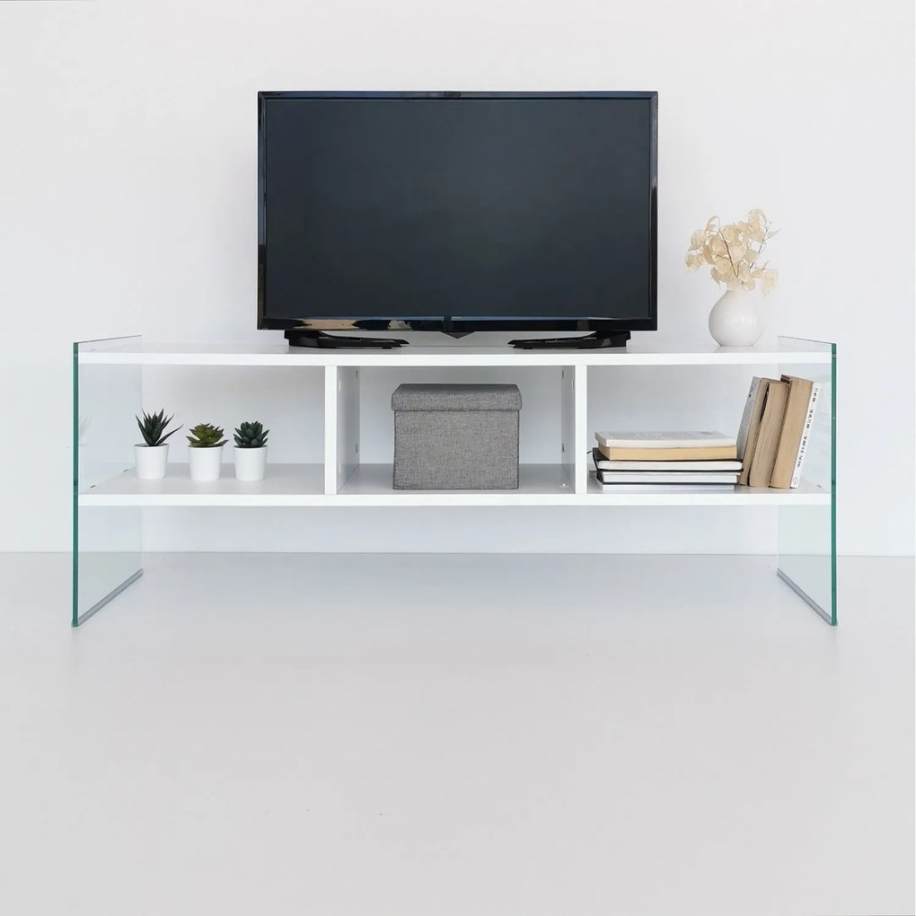 Suporte de TV TV400 – Branco – 120 cm x 45 cm x 35 cm