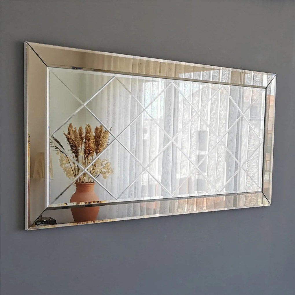 Espelho A330D – Prateado – 130x65x2,2 cm