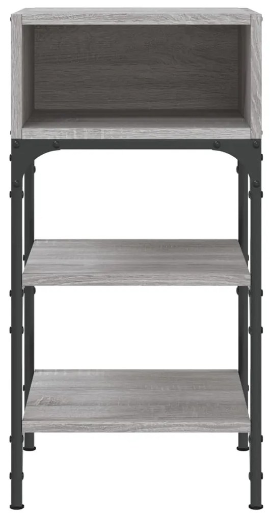 Mesas cabeceira 2pcs 35x34,5x70 cm deriv.madeira cinza sonoma