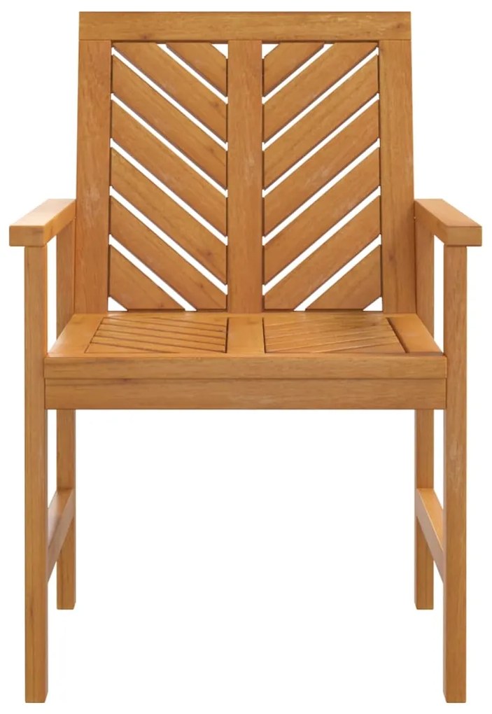 Cadeiras de jantar para jardim 4 pcs acácia maciça