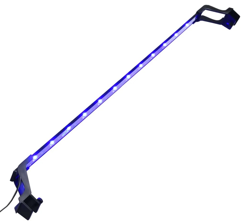 Lâmpada de aquário LED com braçadeiras 90-105 cm azul e branco