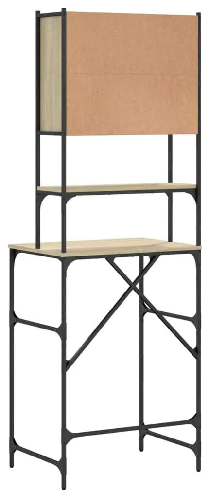 Armário sanita/máquina de lavar 68x48,5x194 cm carvalho sonoma