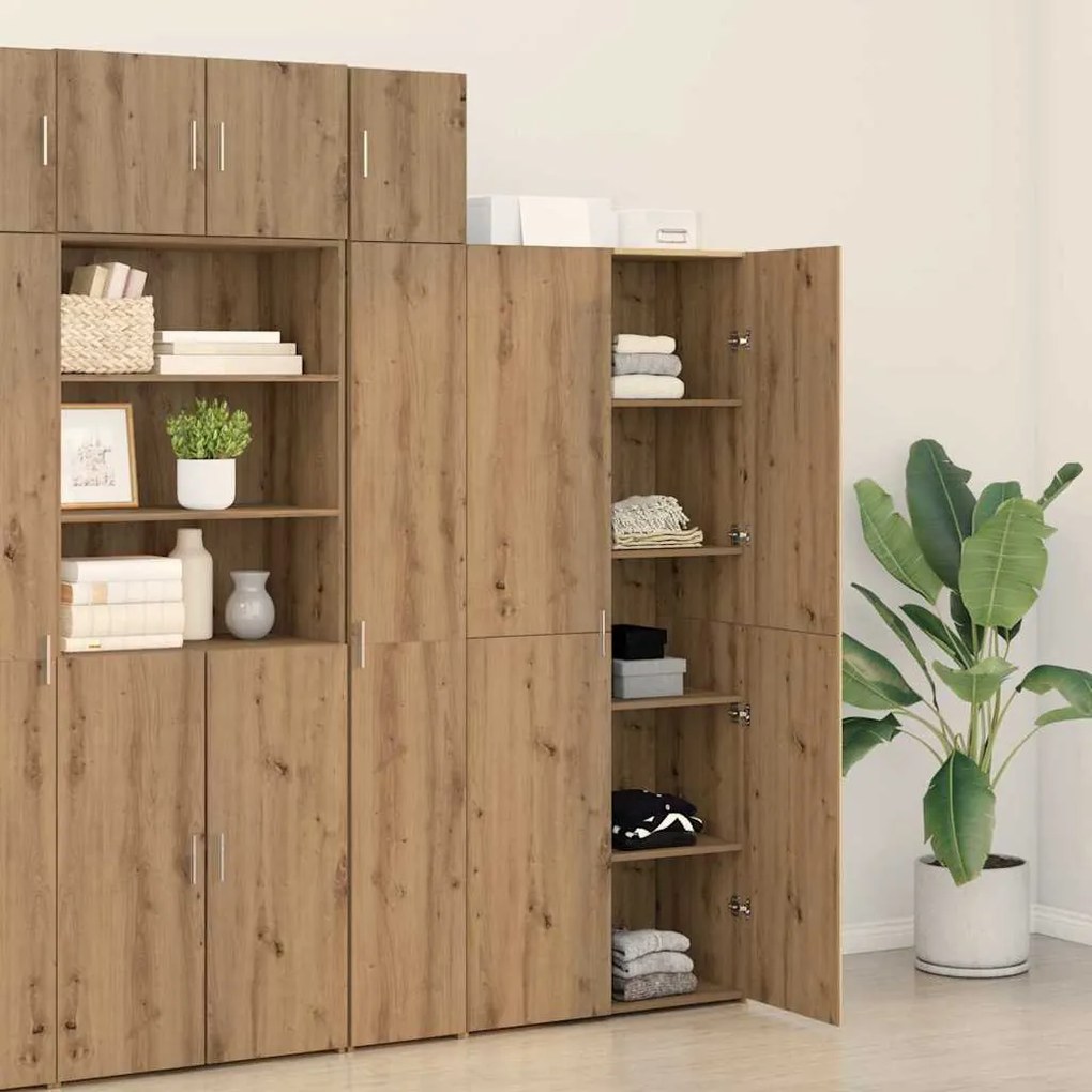 Buffet Alto Carvalho Artesanal 40x42.5x185 cm Madeira Engenheirada