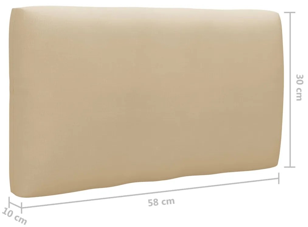 6 pcs conj. lounge paletes c/ almofadões pinho impregnado