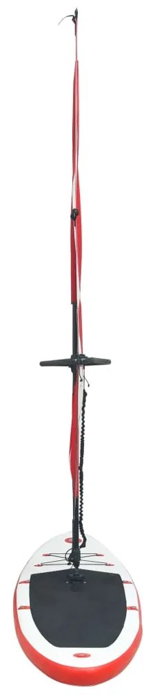 Prancha de Paddle SUP com Vela e Remo - 330cm - Vermelho e Branco