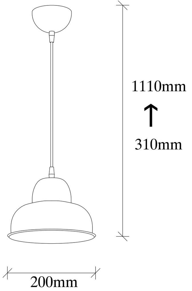 Chandelier Berceste – Dourado – 20 x 20 cm