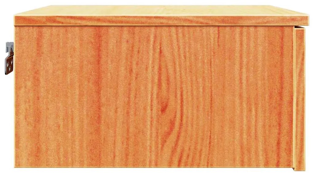 Mesa de Cabeceira Montada na Parede 2 pcs Castanho-mel