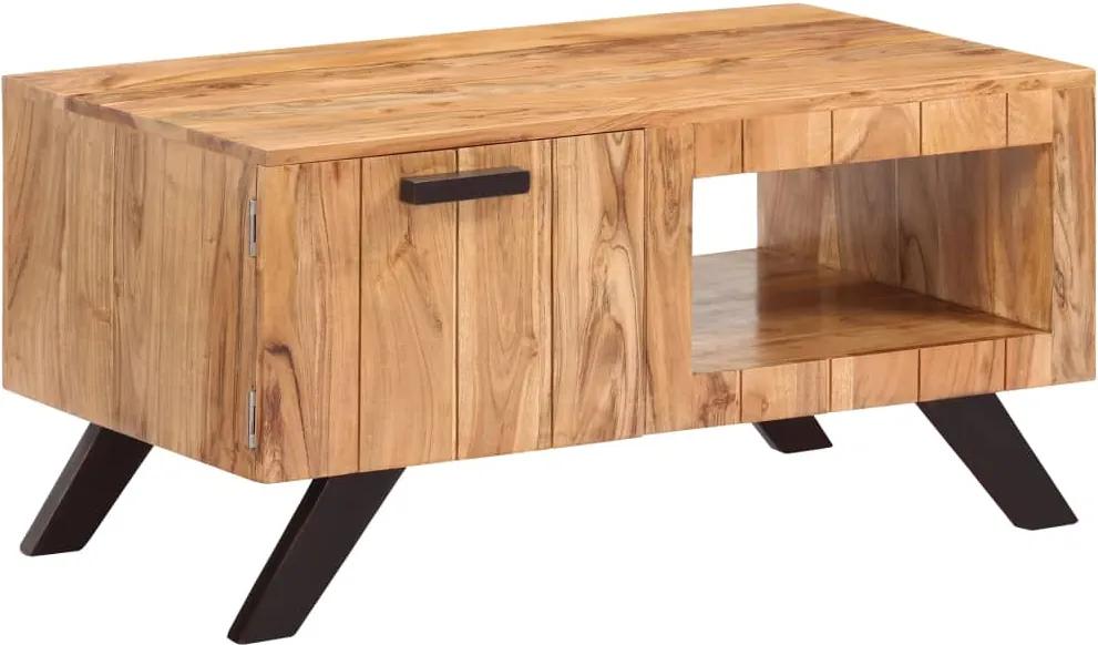 Mesa de centro 90x50x45 cm madeira de acácia maciça