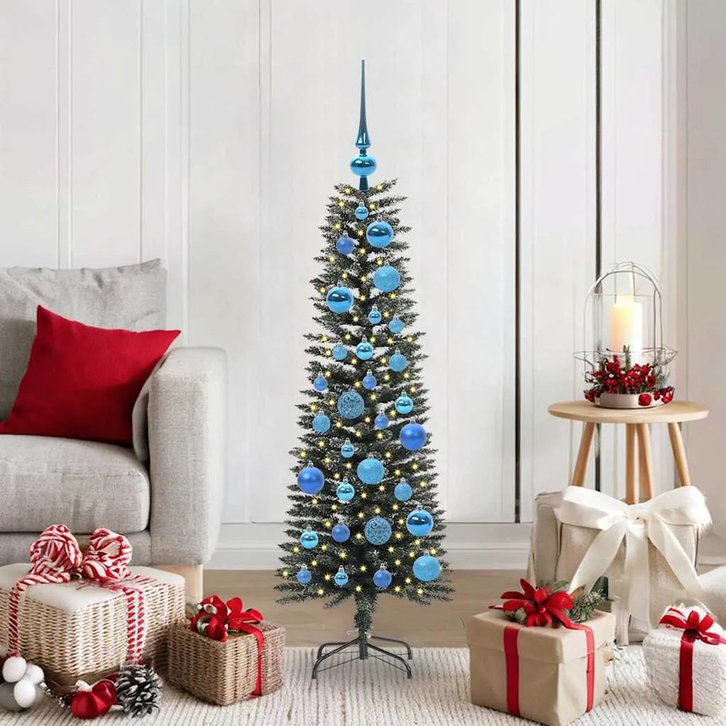 vidaXL Árvore de Natal Artificial Verde 120 cm PVC, Plástico e Aço