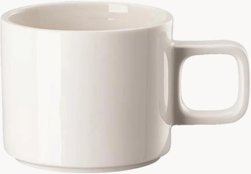 Chávenas de chá em porcelana Bloom, conjunto de 6