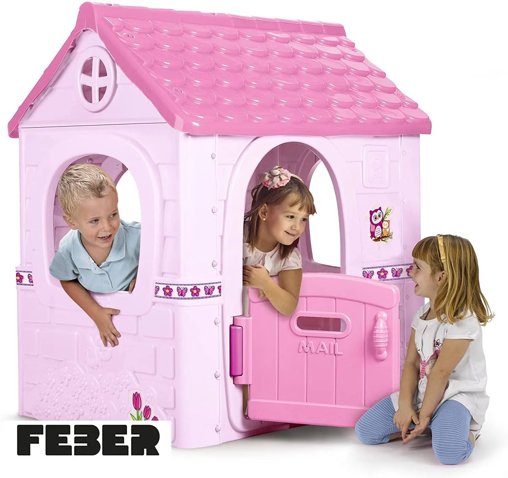 CASA BRINCAR FANTASY HOUSE FEBER ROSA