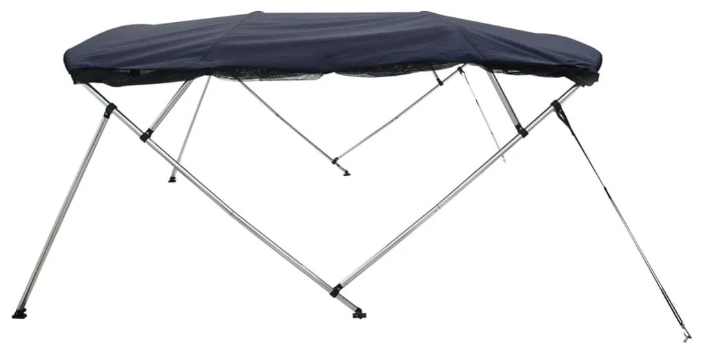 Toldo 4 arcos Bimini paredes malha laterais 243x(200-213)x137cm
