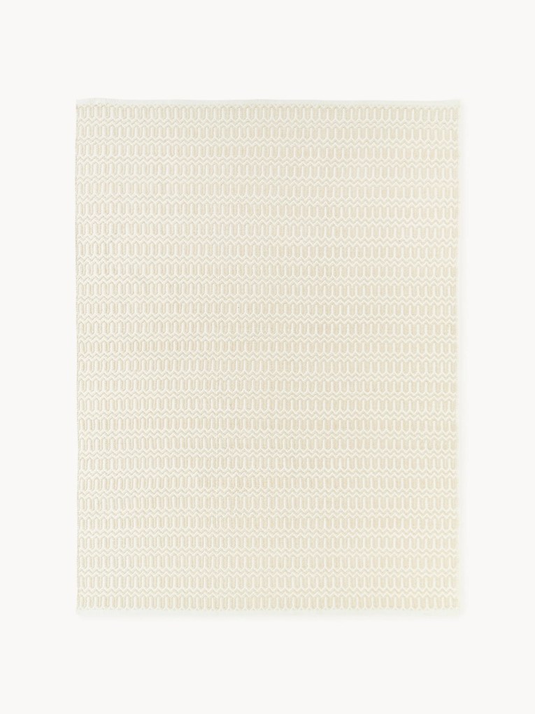 Tapete artesanal para interior e exterior com padrão geométrico Rune