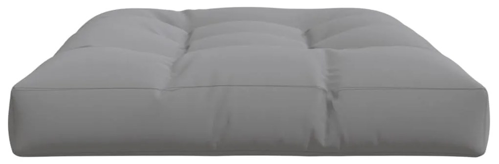 Almofadão para sofá de paletes 120x80x12 cm tecido cinza