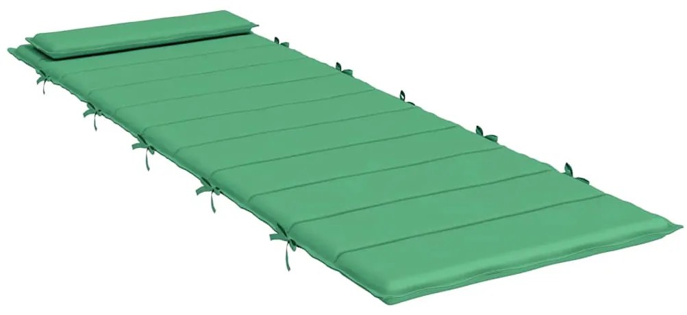 Almofadão p/ espreguiçadeira 180x60x4 cm tecido oxford verde
