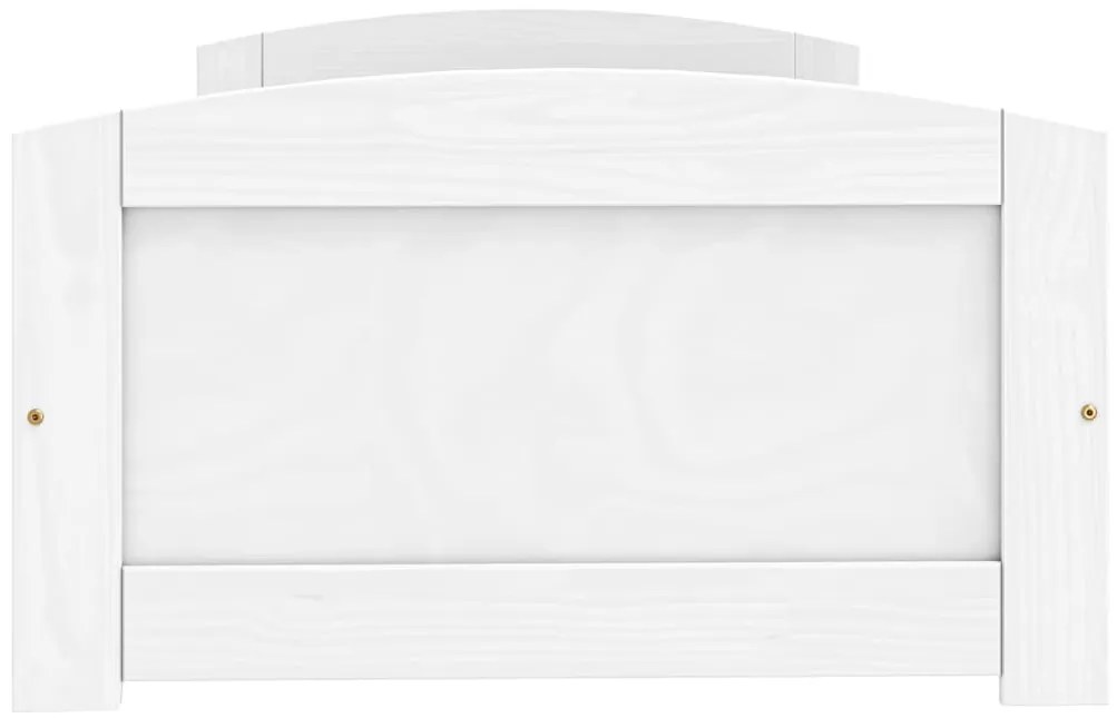 Sofá-cama com 2 gavetas 90x200 cm madeira de pinho maciça IRUN