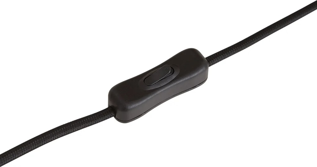 Candeeiro de Pé Japandi Madeira de Nogueira com Abajur de Tecido 70cm - Lamel