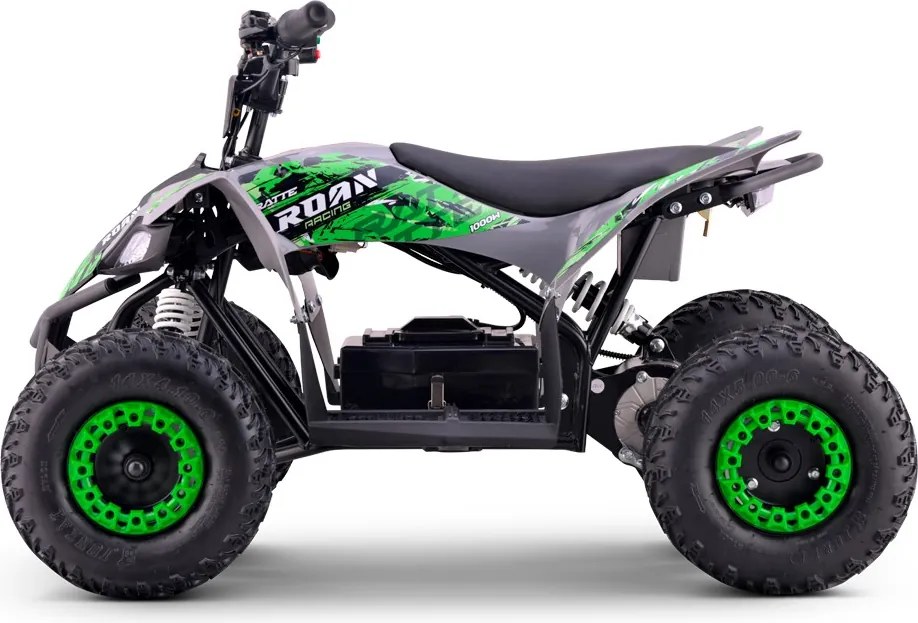MINI MOTO 4 PARA CRIANÇAS 1000W 36V Roan RATTE C/ Marcha atrás e limitador Verde