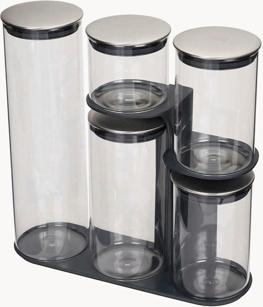 Recipientes para alimentos Podium, conjunto de 5