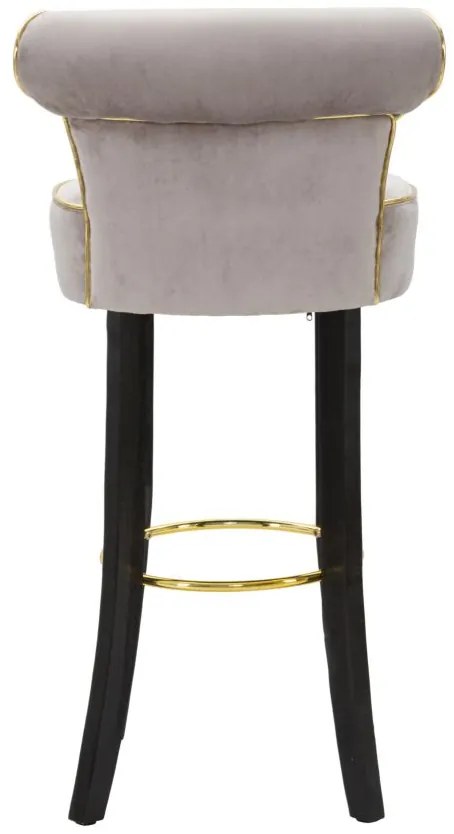 BANCO DE BAR LUXY 46X48X96 CM CINZENTO