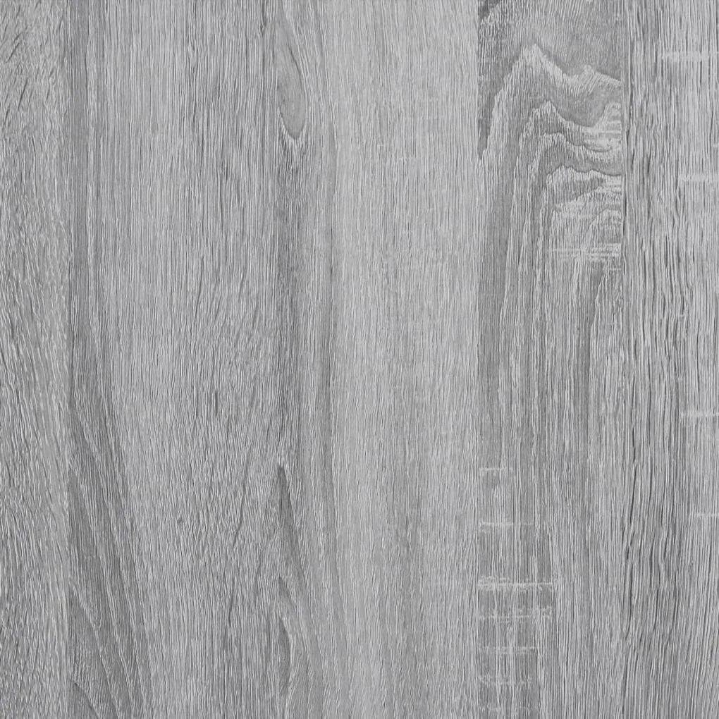 Mesa de centro 100x50x50cm deriv. madeira/metal cinzento sonoma